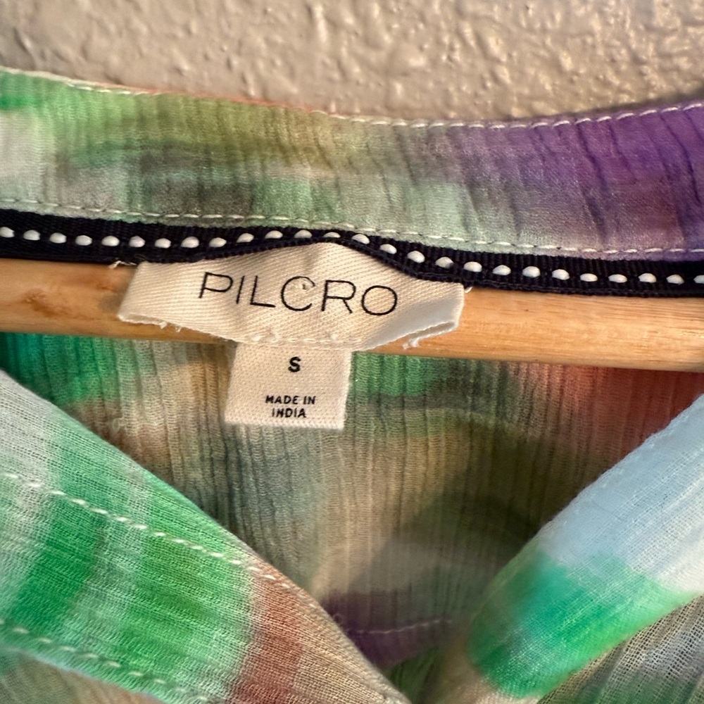 Anthropologie Pilcro Sidney Blouse Small Multicolored - Picture 9 of 9